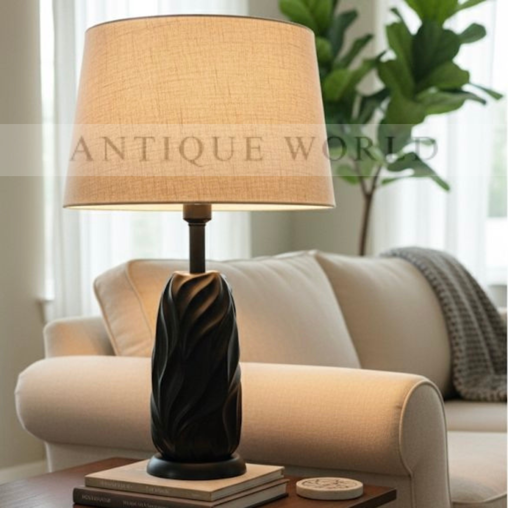Garinton Black Table Lamp 1 Pc