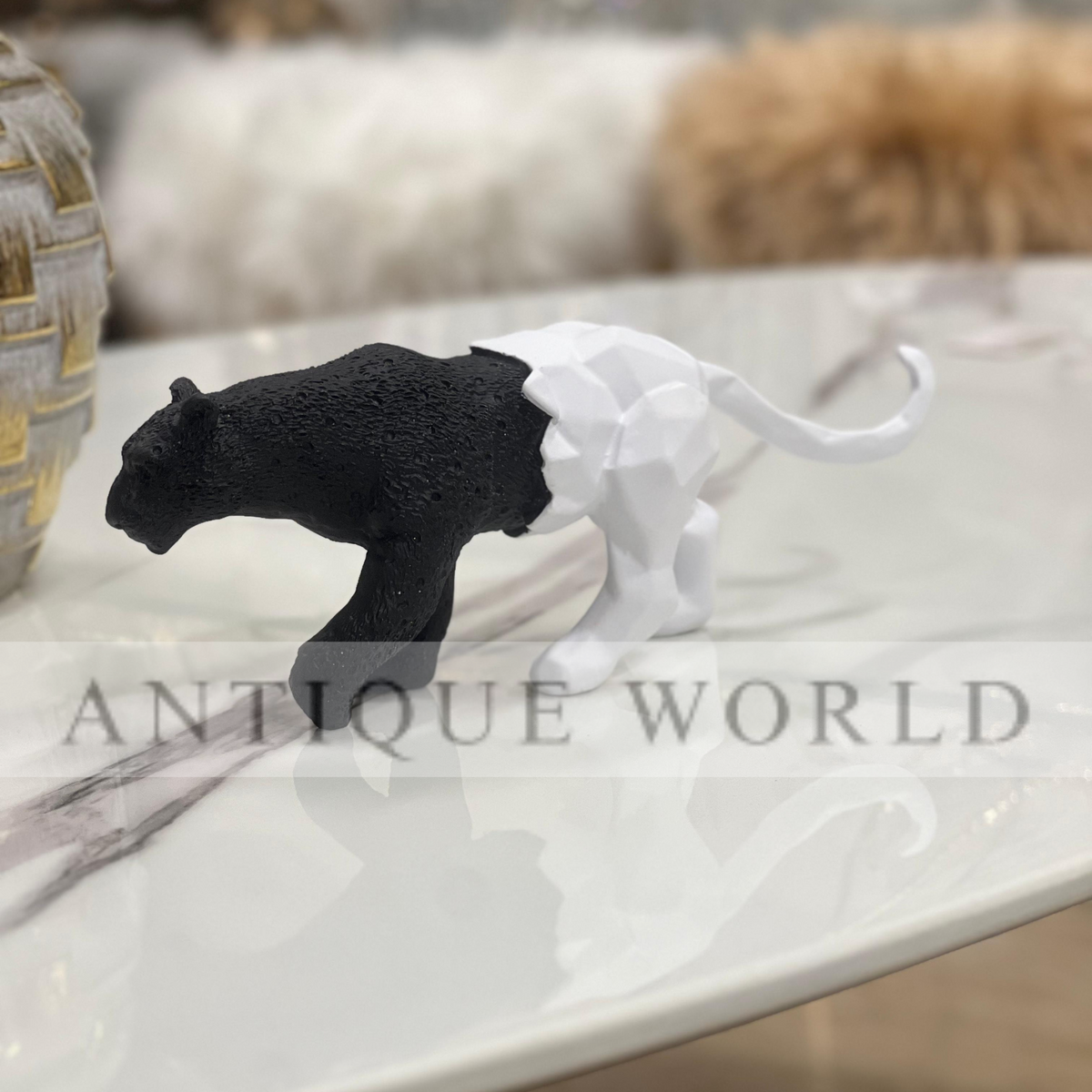 Duality Panther Sculpture