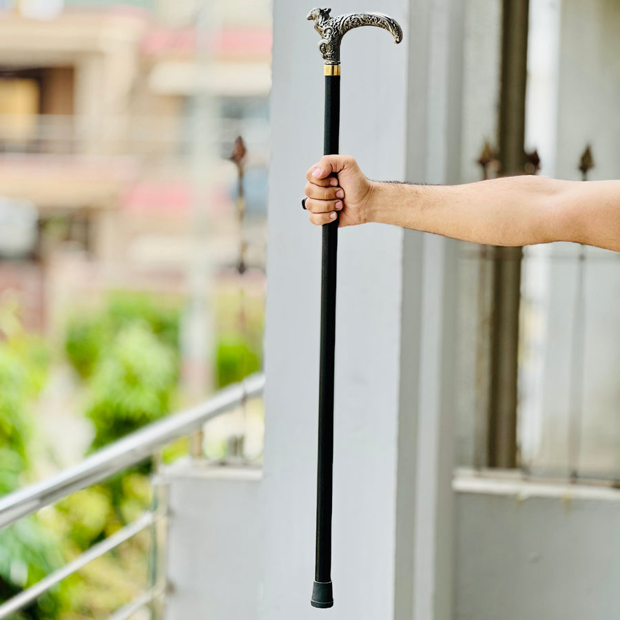 Lion Shaped Walking Cane with Hidden Sword