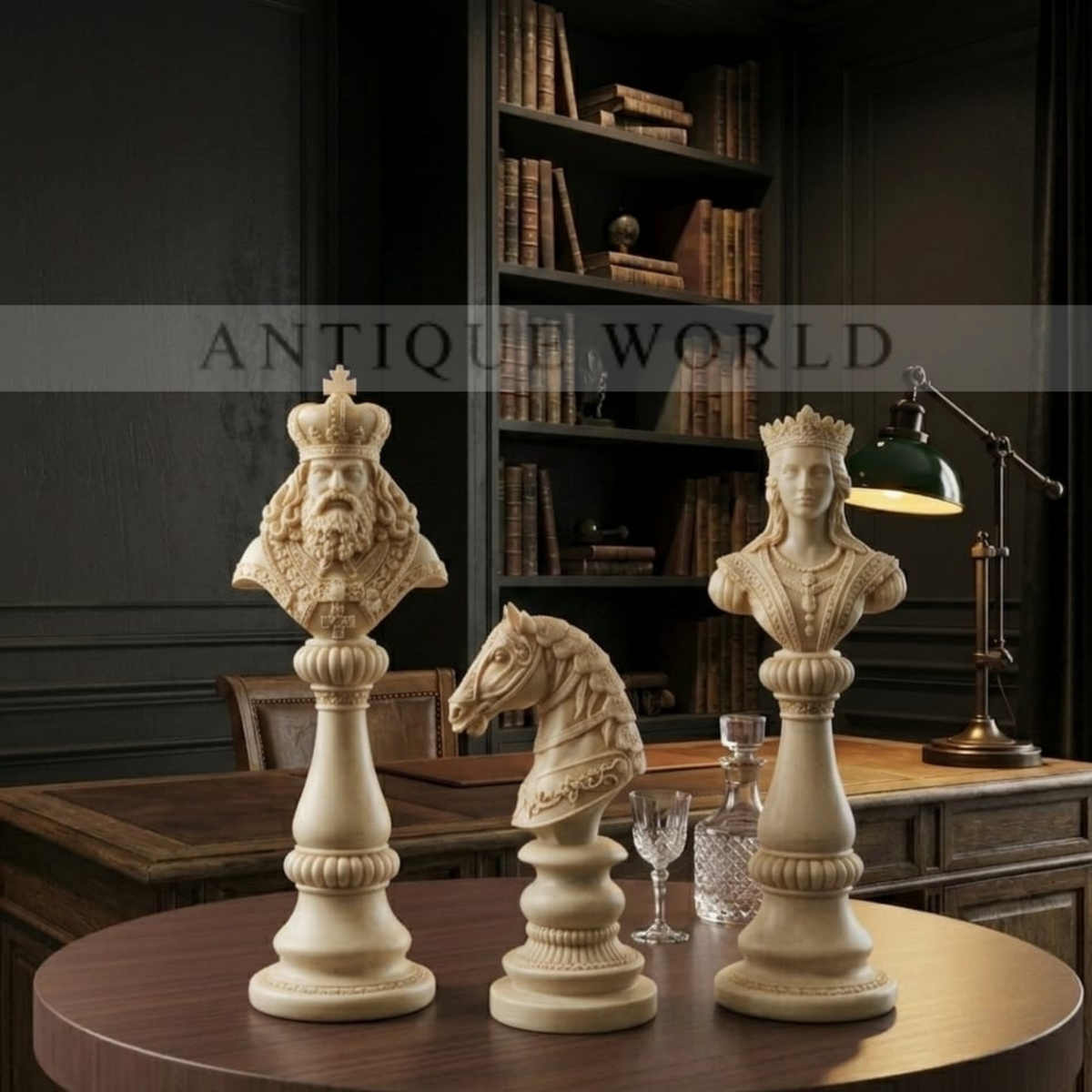 Artisan Chess Men  Sculpture