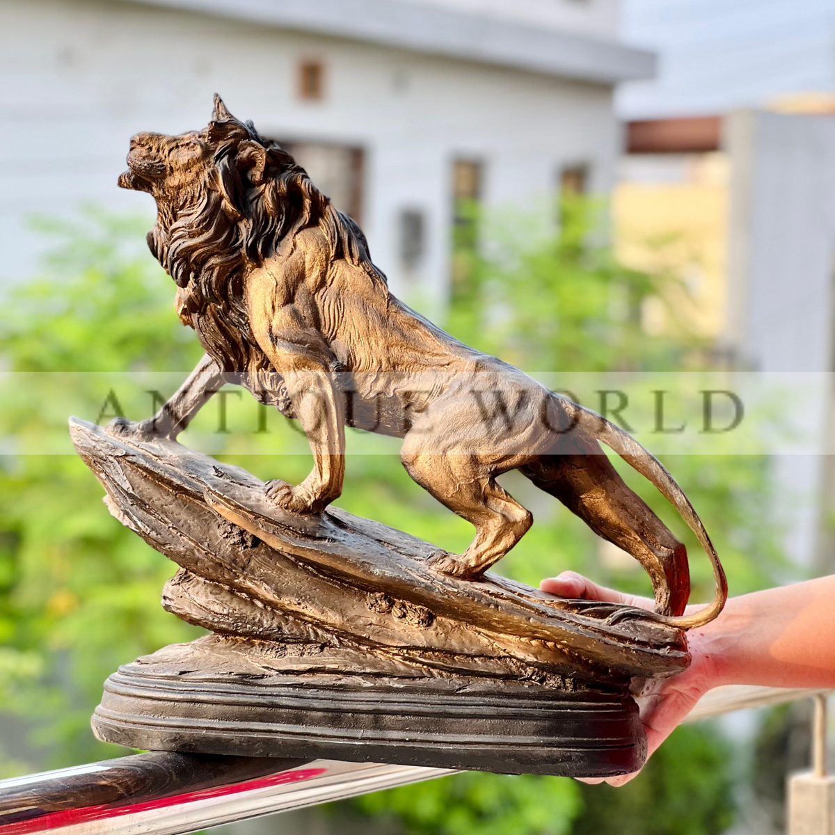 Bronze Lion Statue
