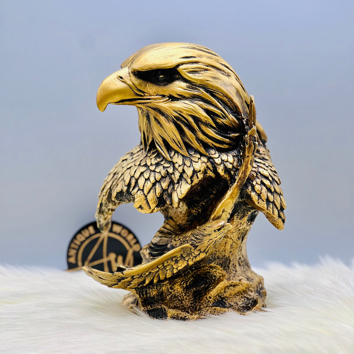 Majestic Hawk Statue