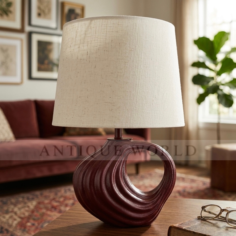 The Ripple Sculptural Bedside Lamp 1 pc