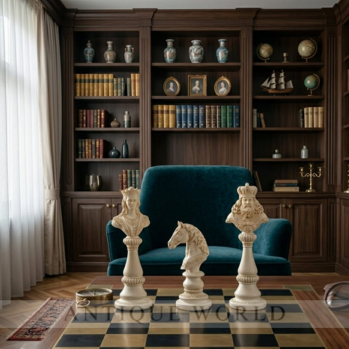 Artisan Chess Men  Sculpture