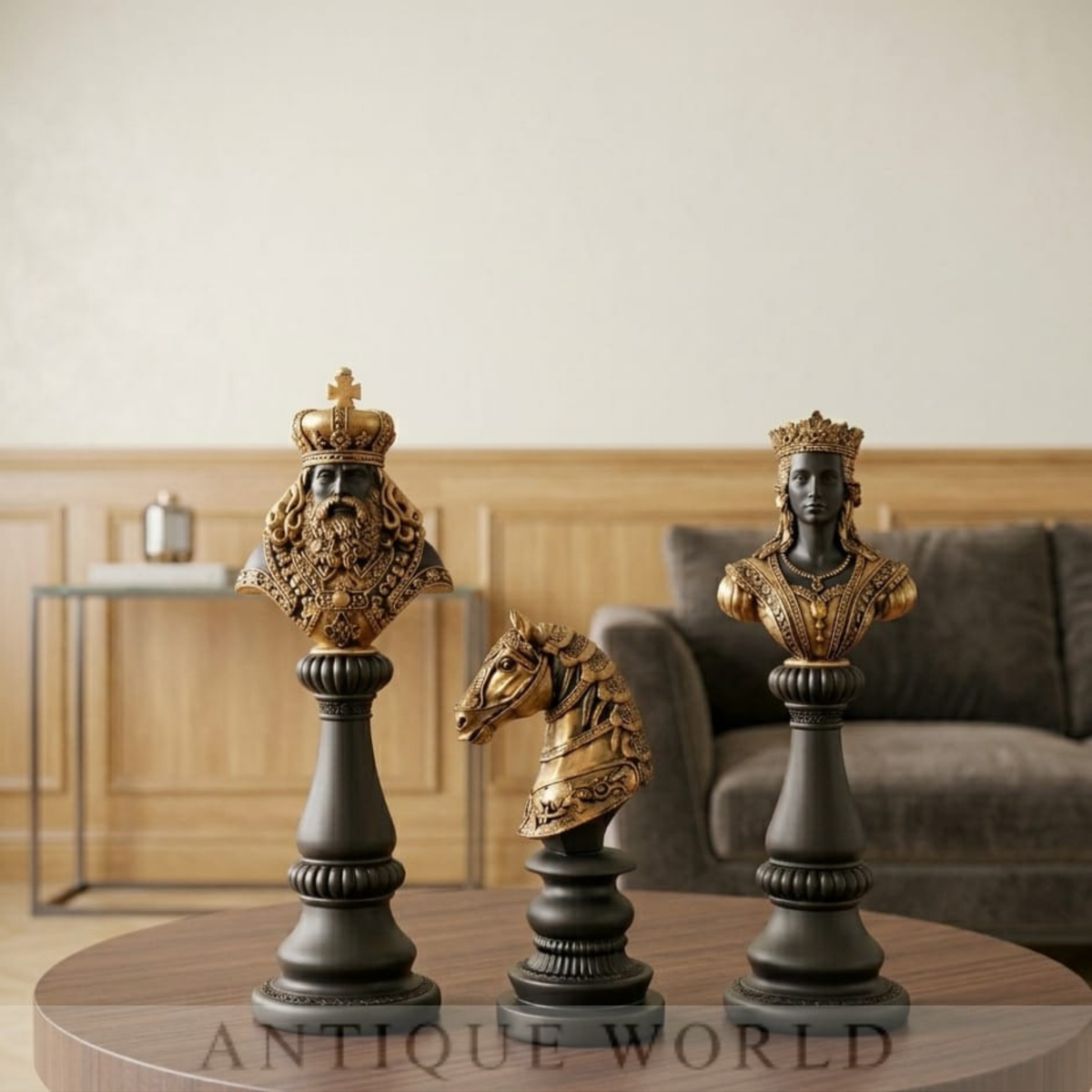 Artisan Chess Men  Sculpture