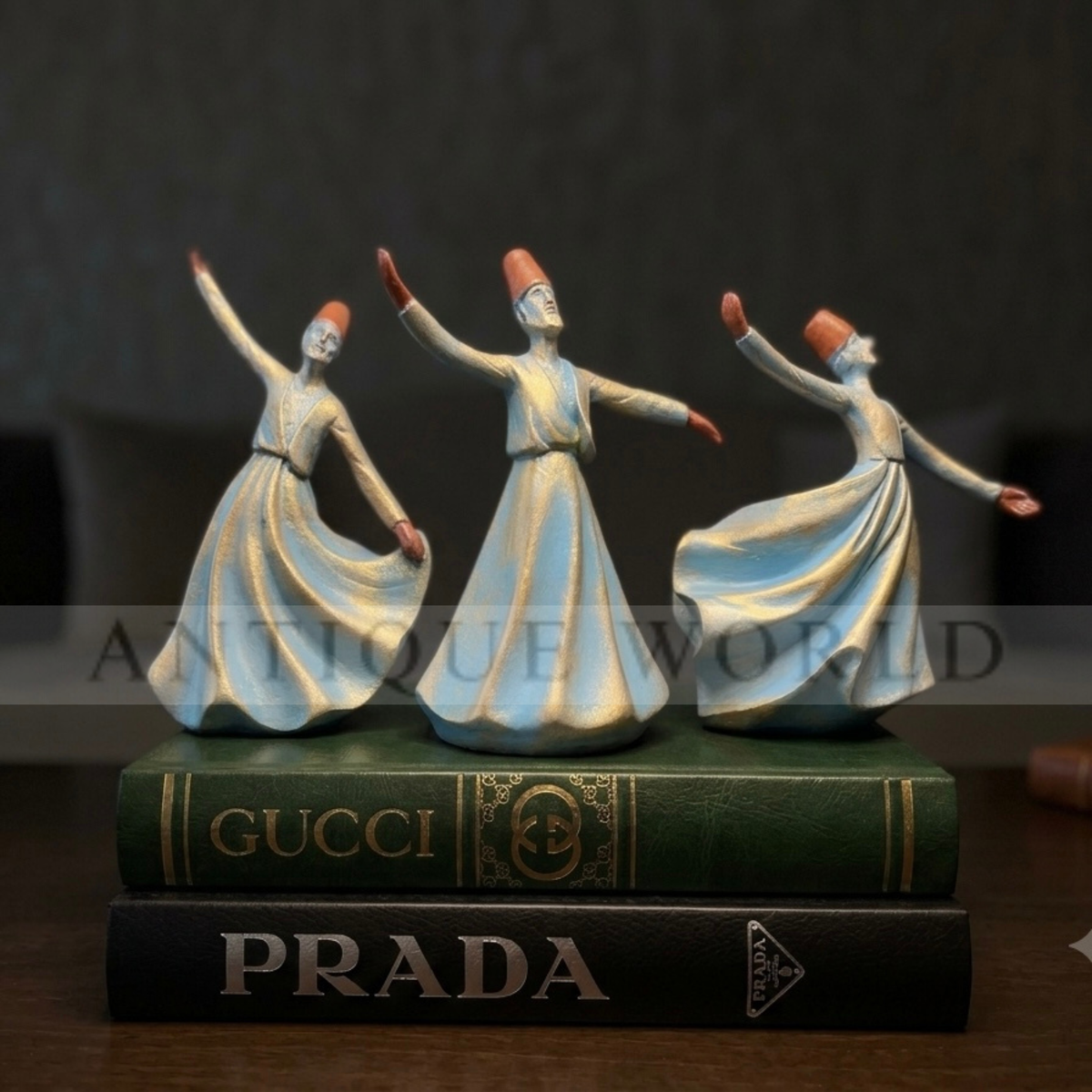 Classical Dervish  Art Sculpture( Set of 3)