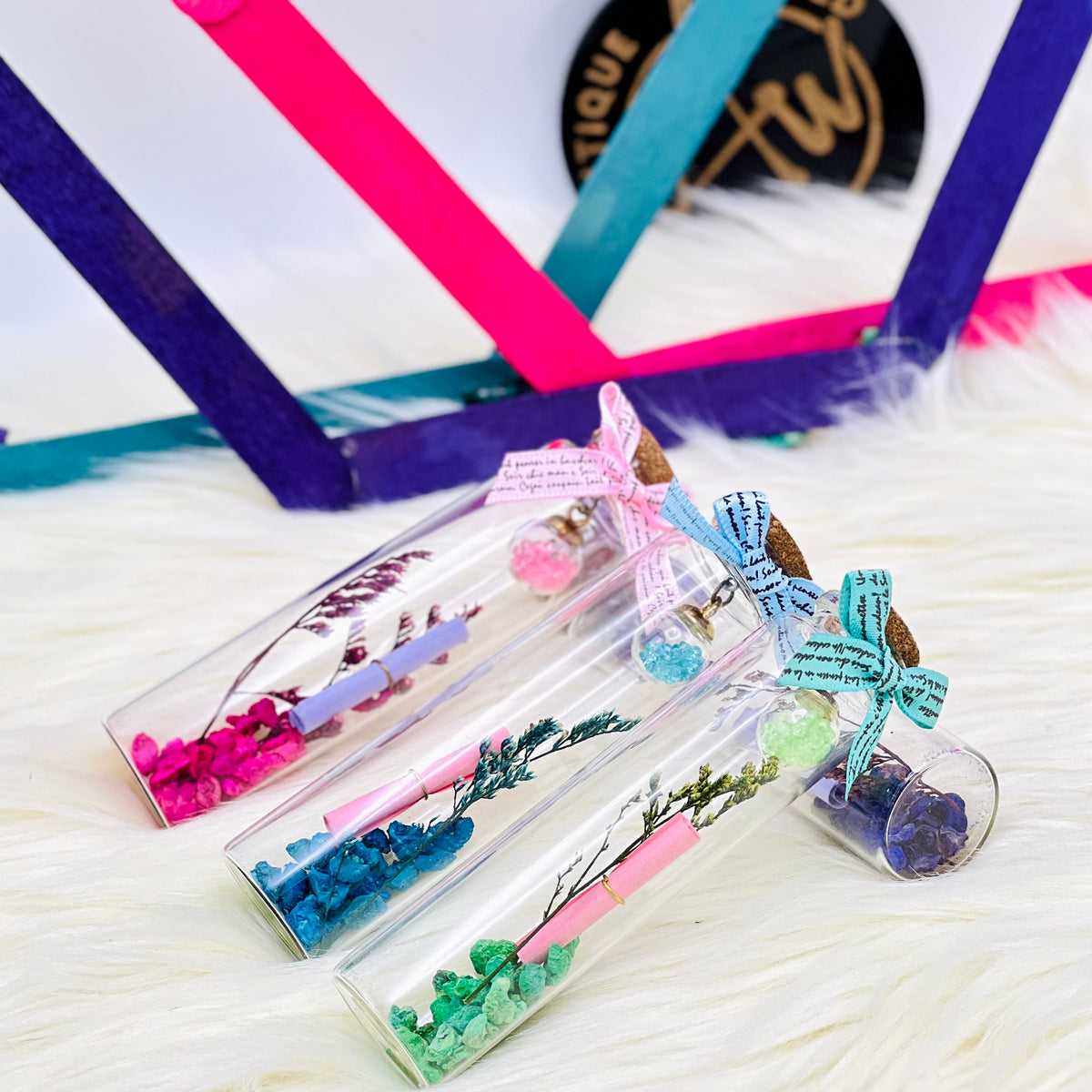 Dream Catcher Message Bottle (set of 6)