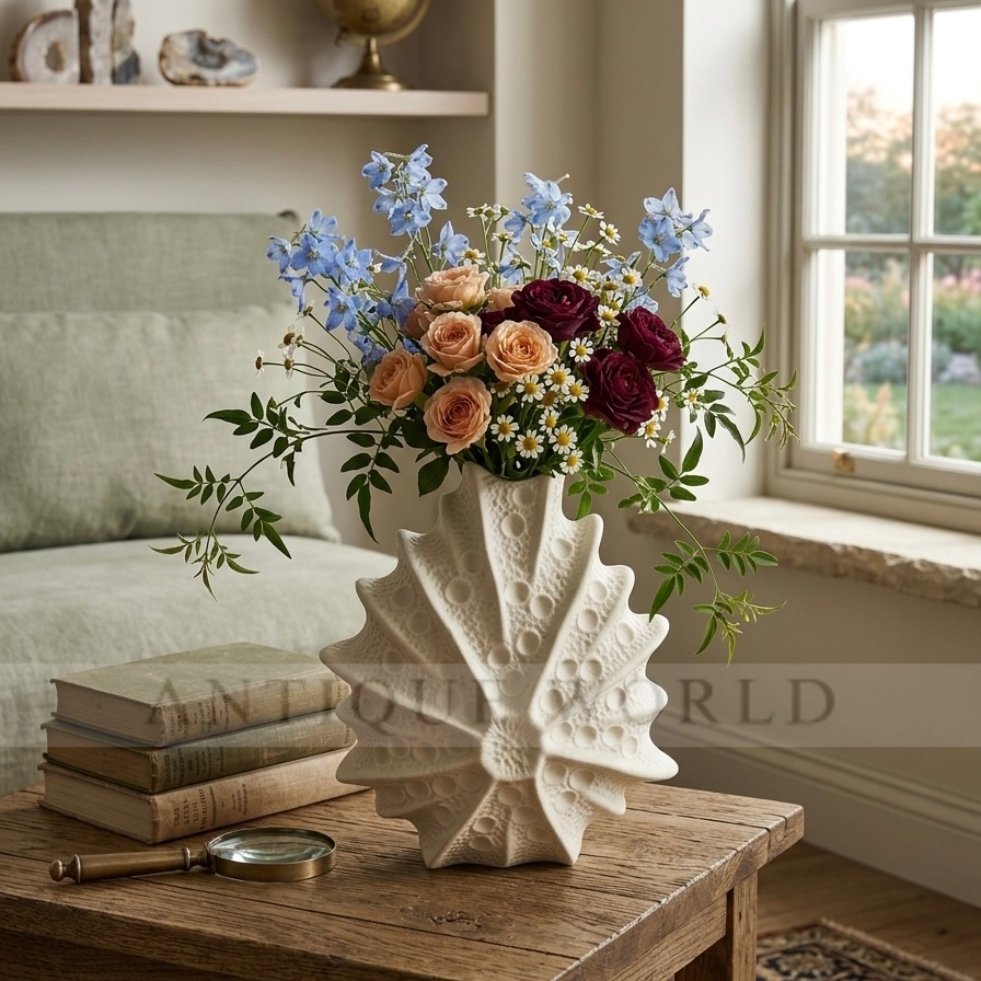 Sea Urchin Inspired Sculptural Vase