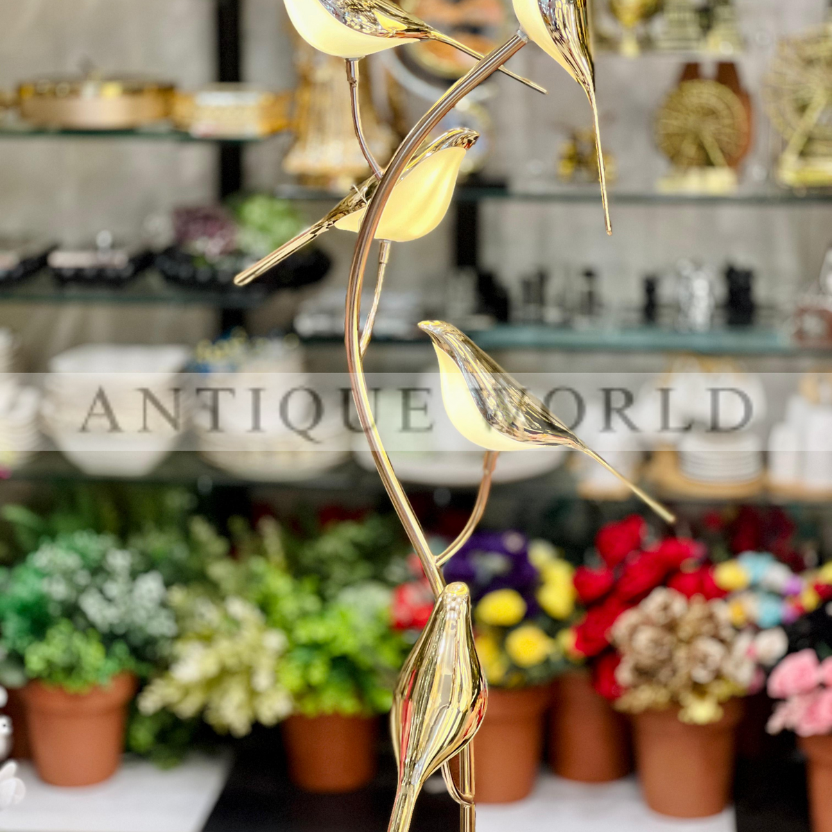 LED Dove Floor Lamp