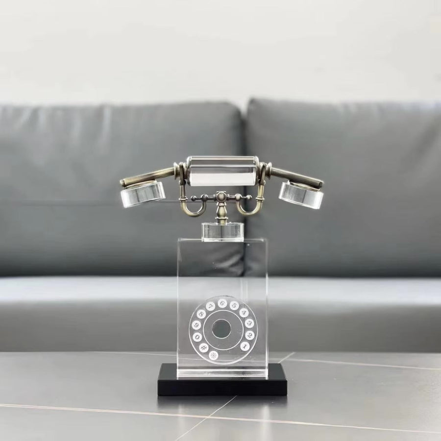 Vintage Style Simulation  Telephone Sculpture