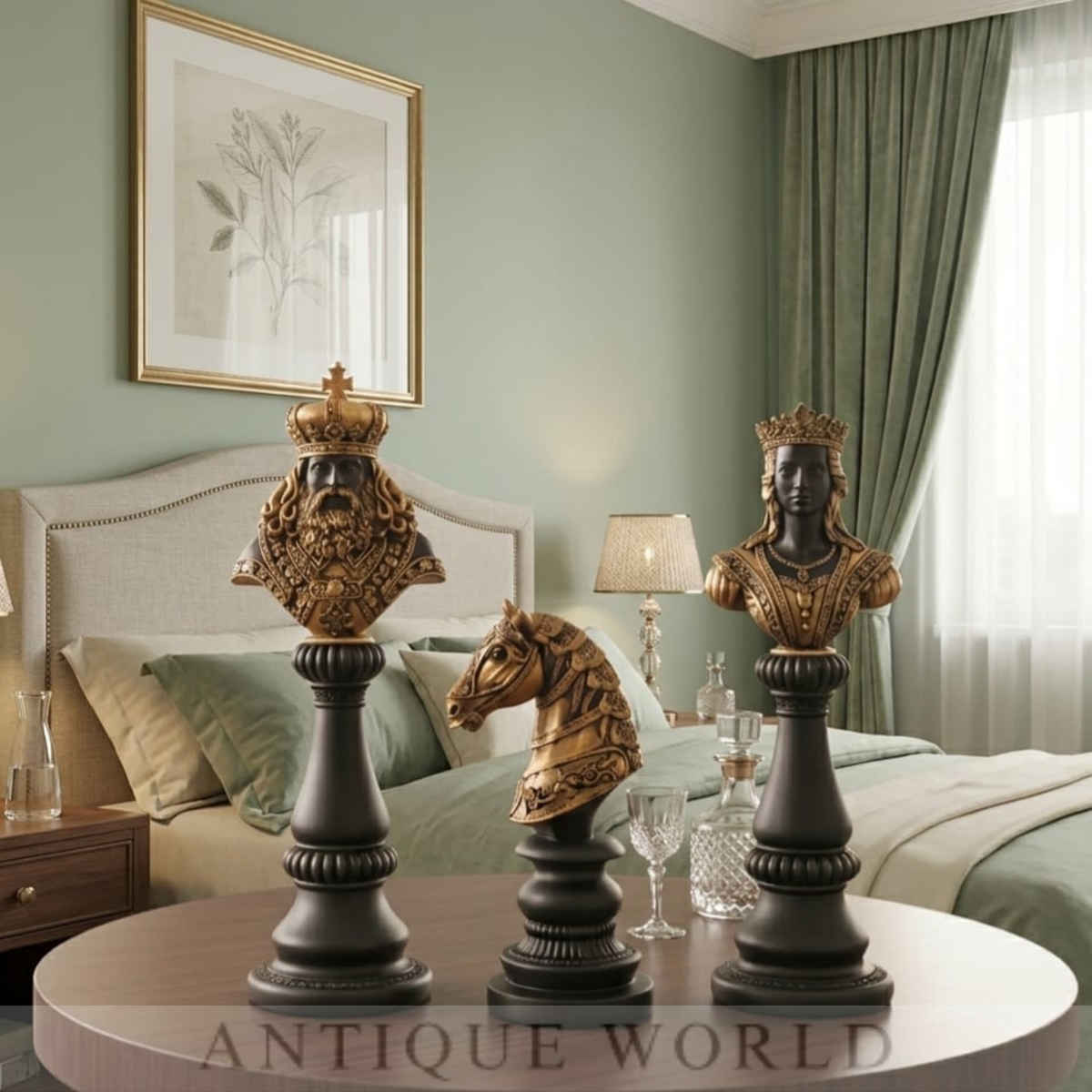 Artisan Chess Men  Sculpture