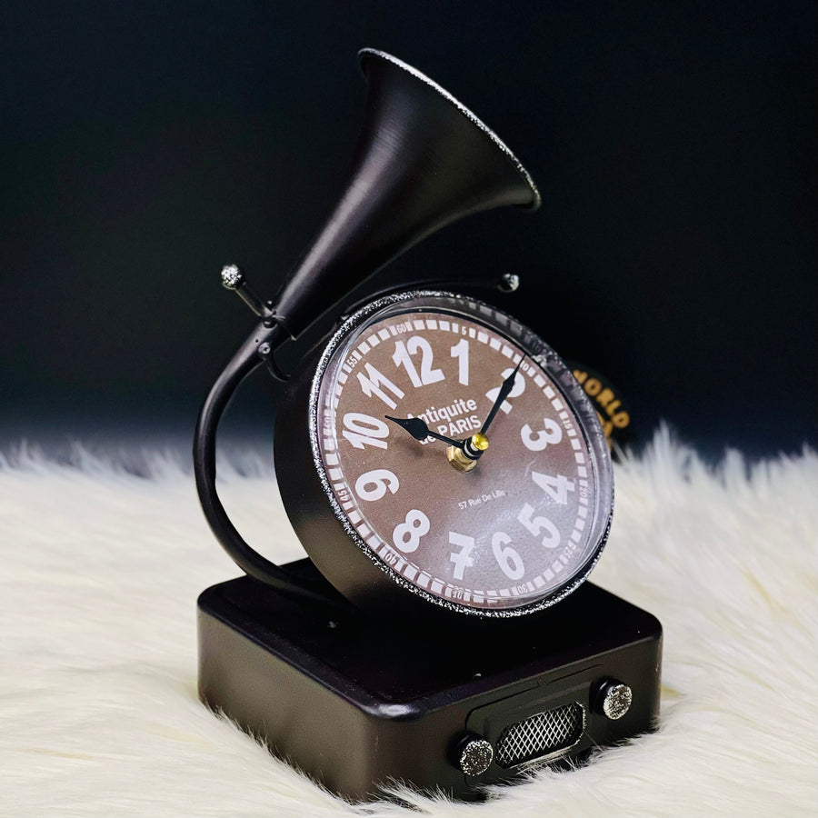 Gramophone Desktop Clock