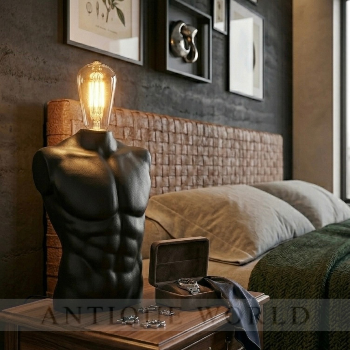 Modern Body Sculpture Decorative Lamp