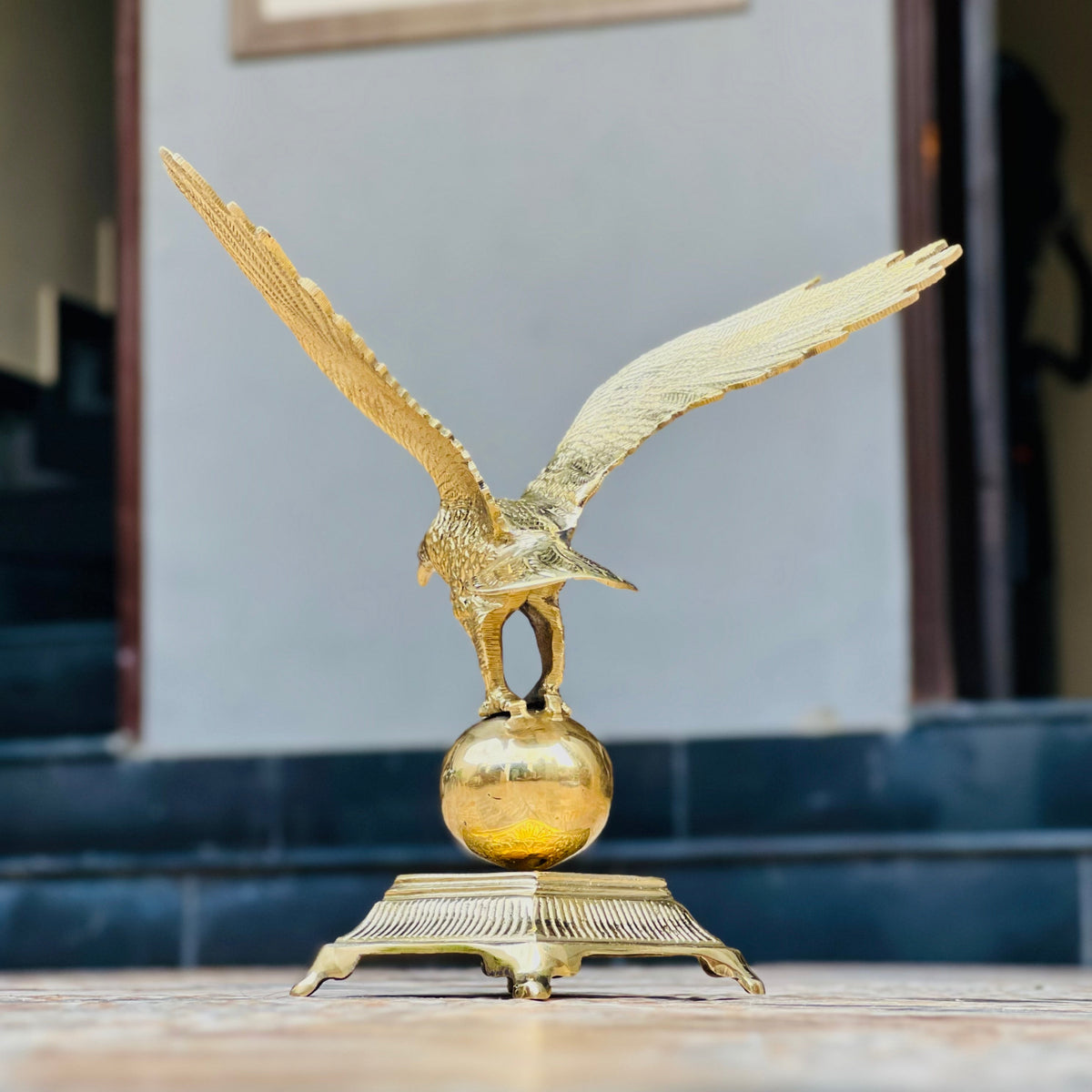 Golden Brass  Ball Eagle