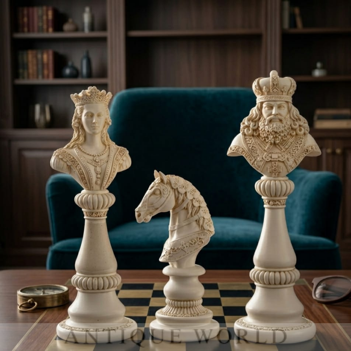 Artisan Chess Men  Sculpture