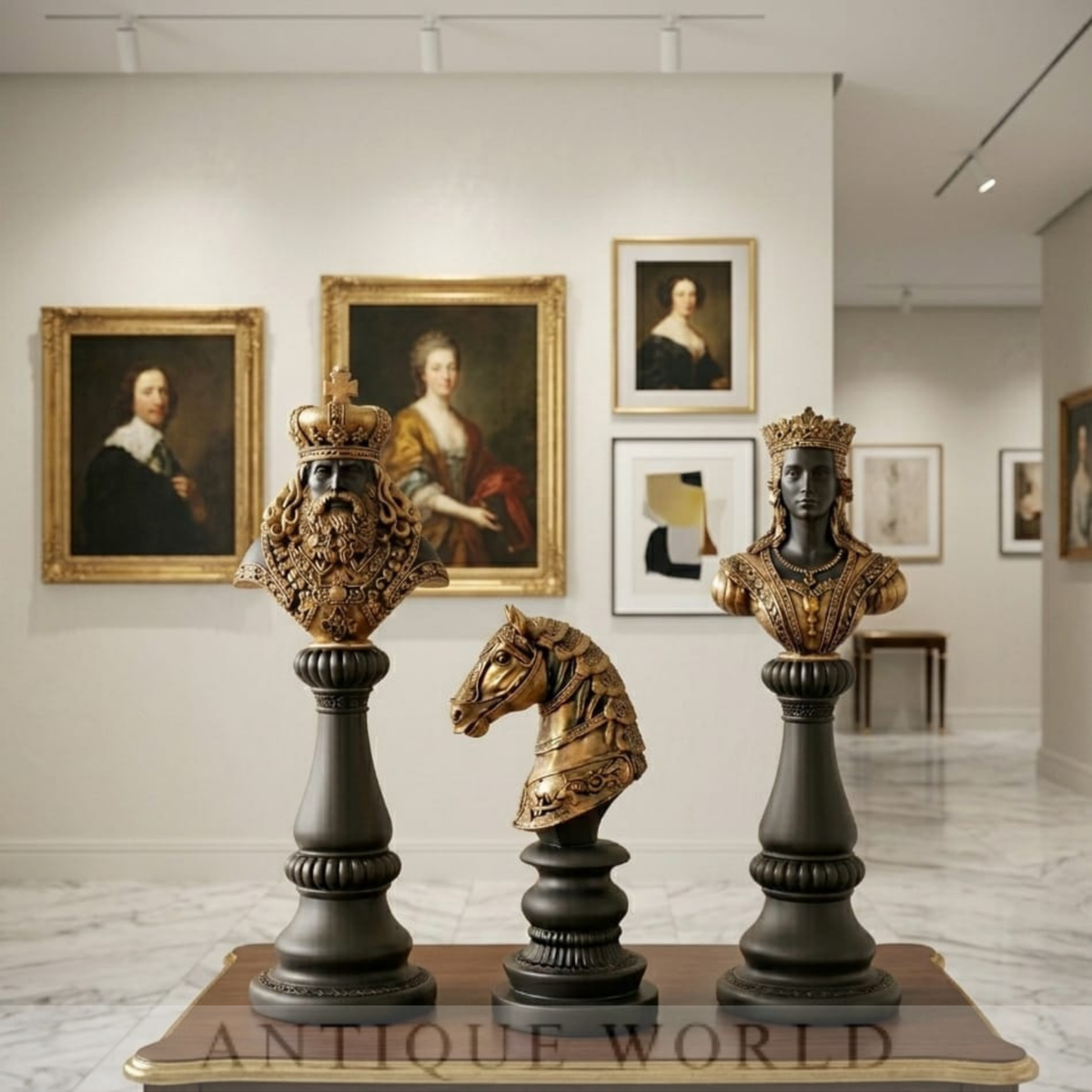 Artisan Chess Men  Sculpture