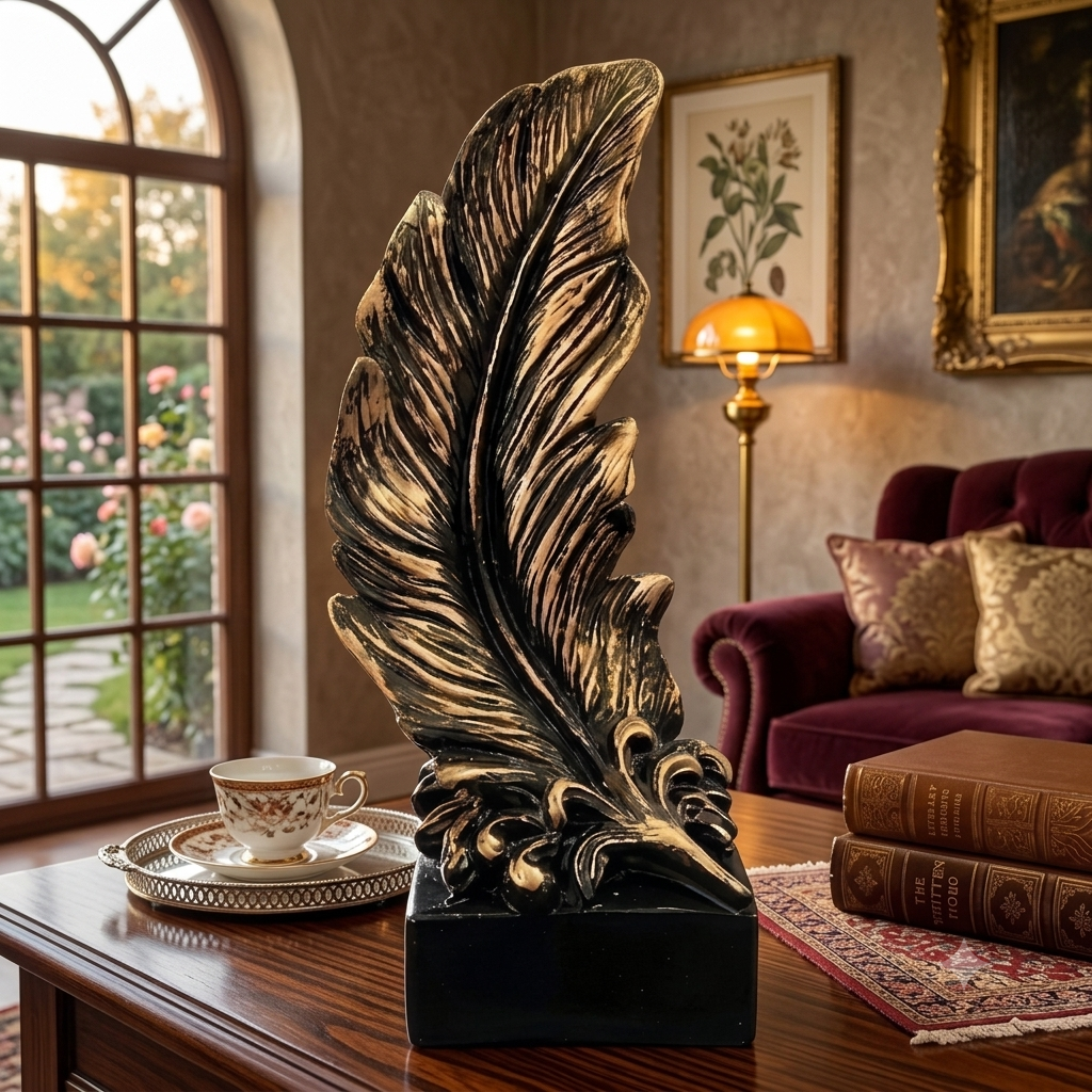 Decorative Feather Sculpture