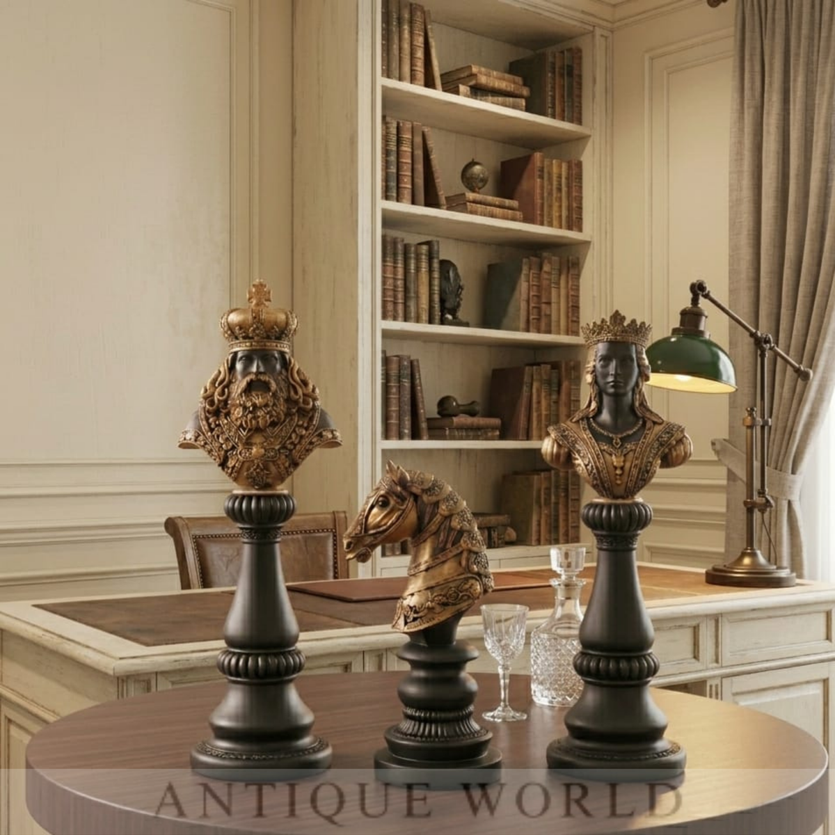 Artisan Chess Men  Sculpture