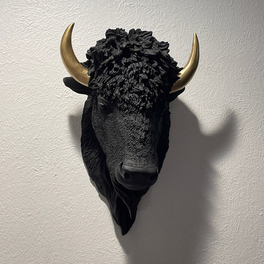 Faux Bull Wall Mount