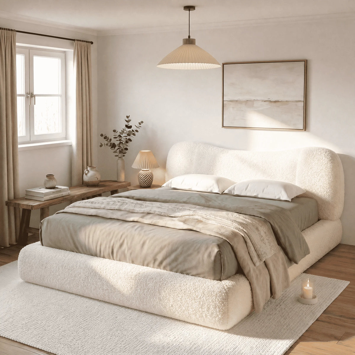 Cloud Upholstered Bed Frame