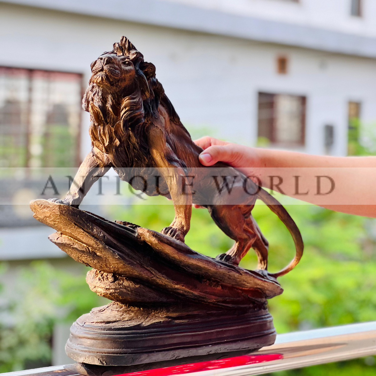 Bronze Lion Statue