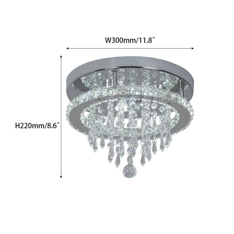 Smart K9 Crystal Ring Ceiling Light