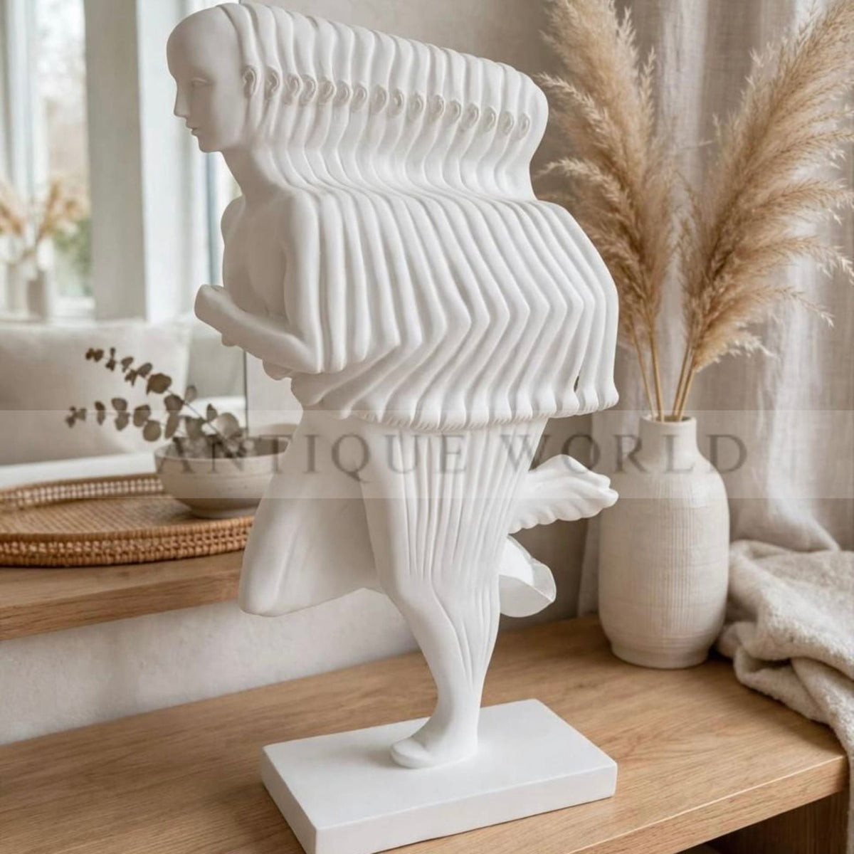 Luxury Abstract Rippling Human Sculpture