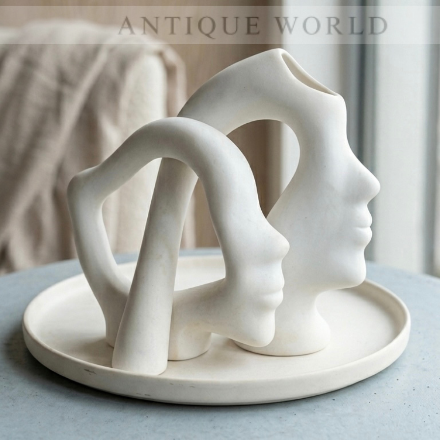 Abstract Harmony Sculptural Vase Set”3Pc
