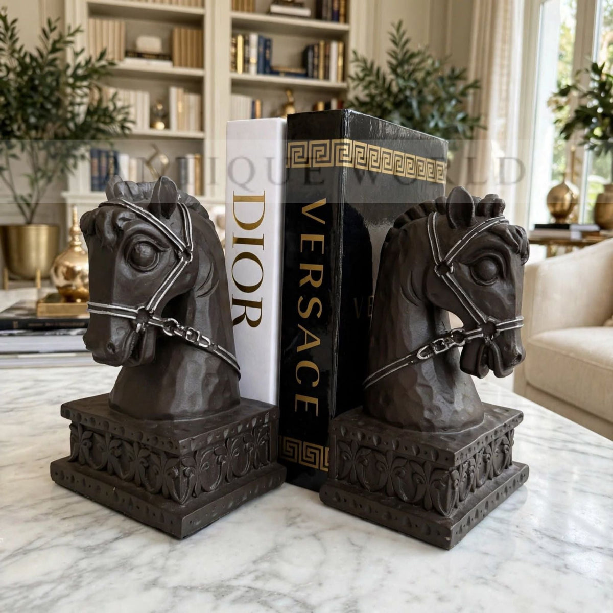 Vintage Horse Head Bookend