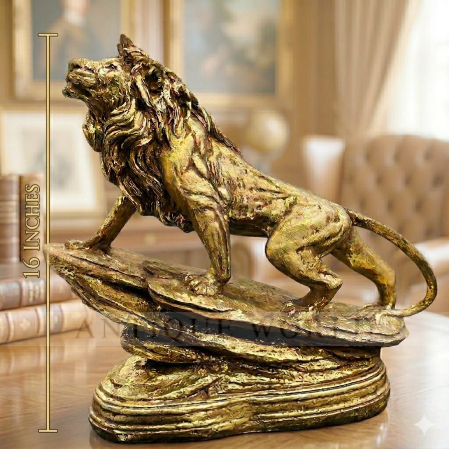 Bronze Lion Statue