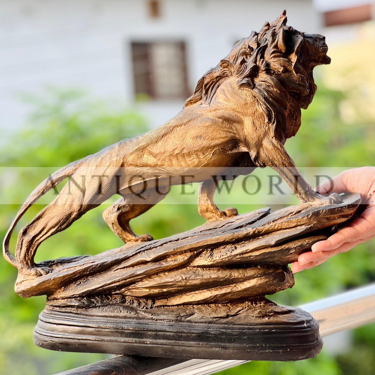 Bronze Lion Statue