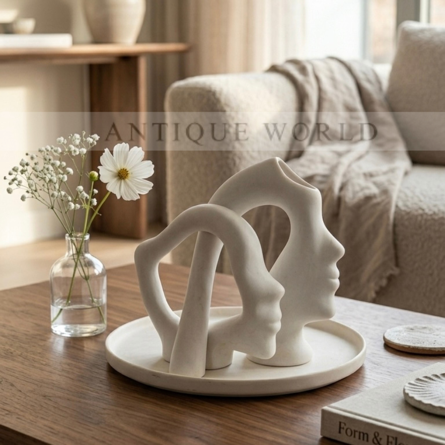 Abstract Harmony Sculptural Vase Set”3Pc