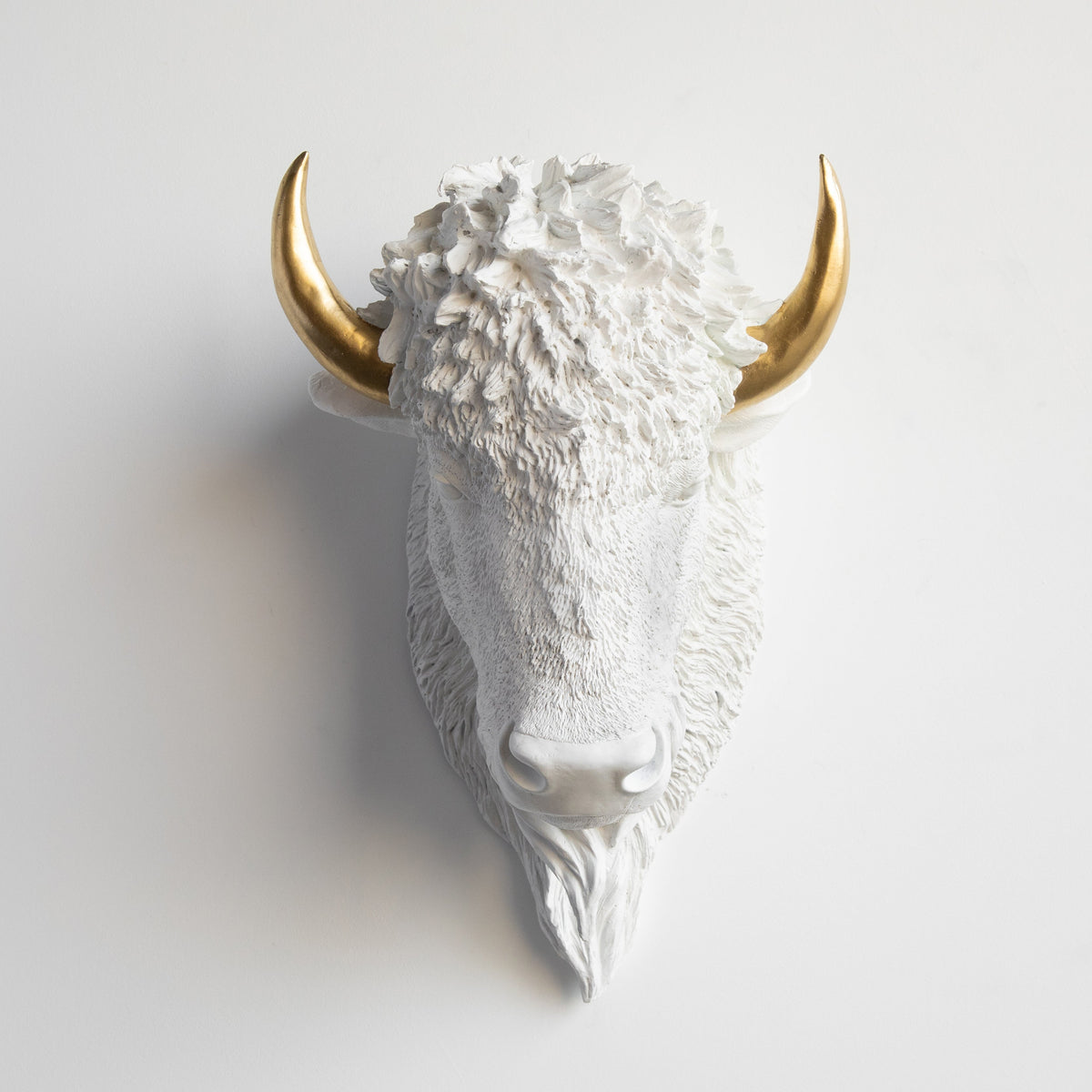 Faux Bull Wall Mount