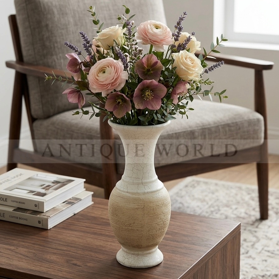 Artistic Conical Shaped Floral Vase