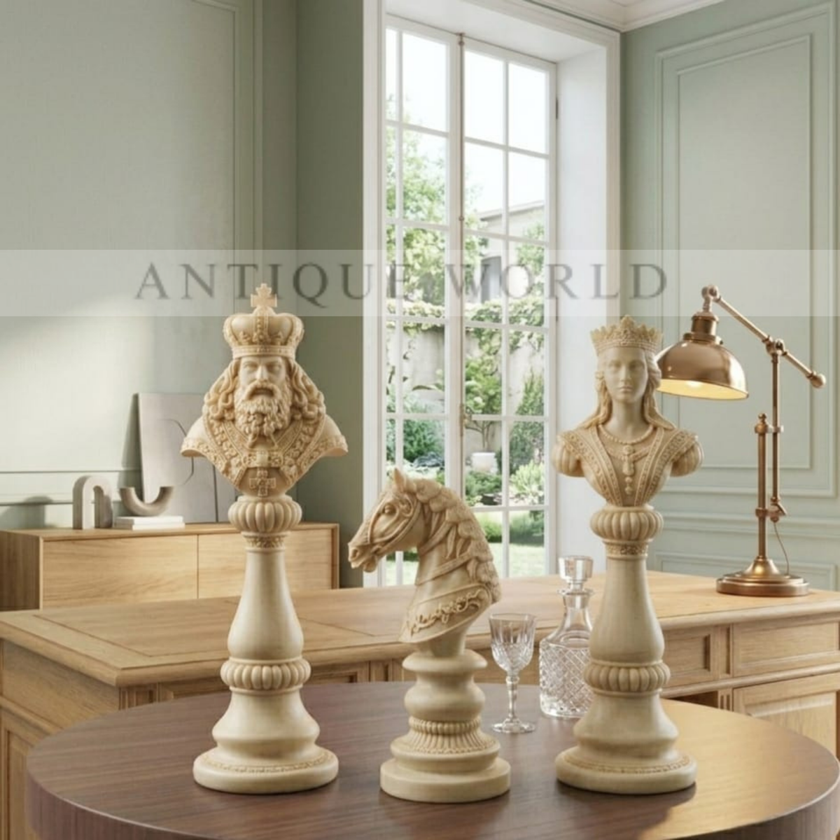 Artisan Chess Men  Sculpture