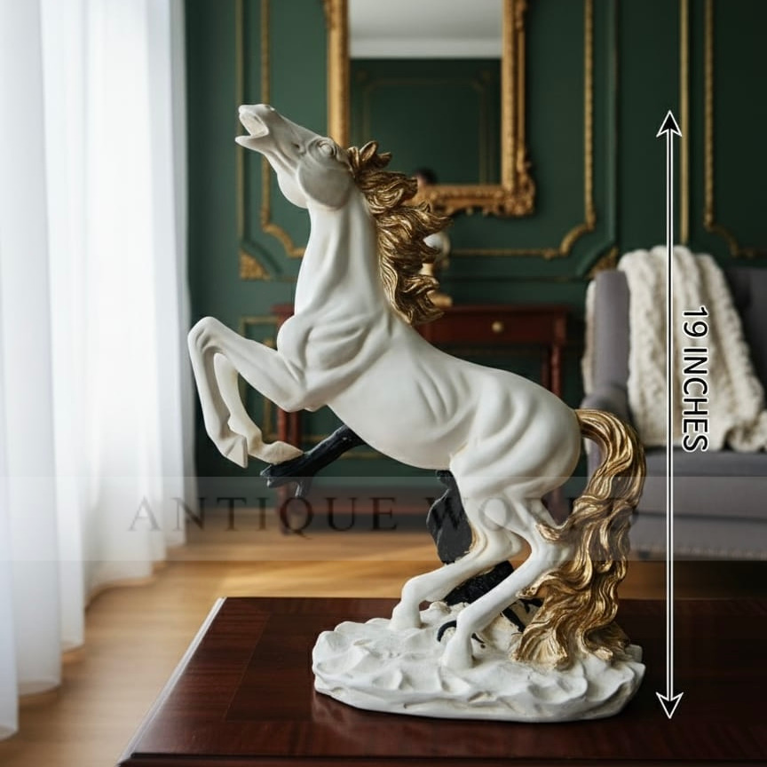 Jumping Horse Sculpture
