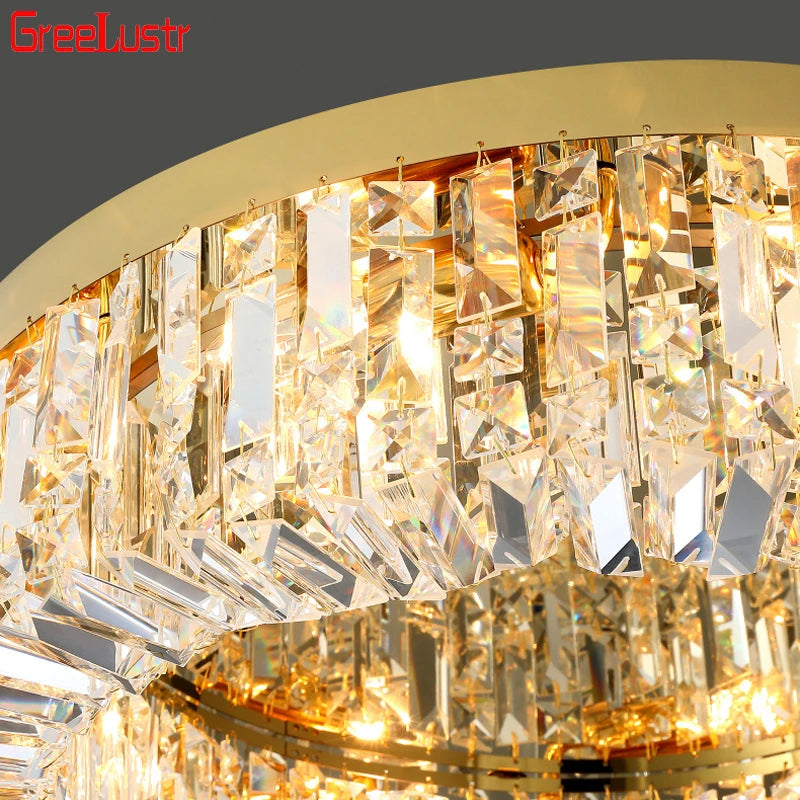 Crystal Flush Mount Ceiling Light