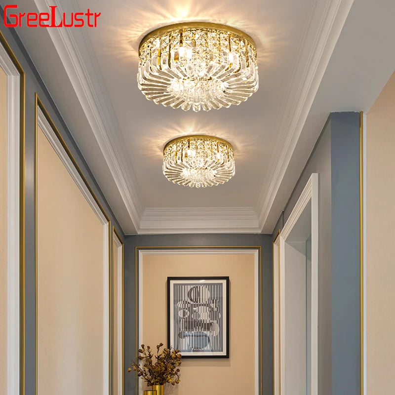 Crystal Flush Mount Ceiling Light