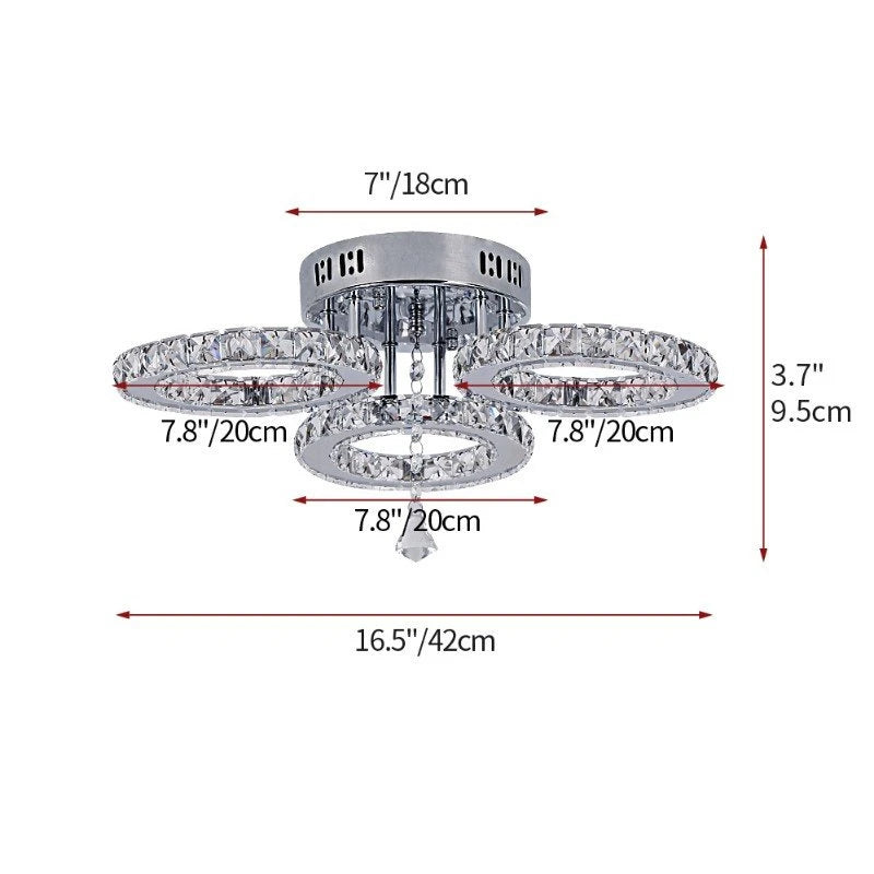 K9 Crystal LED Chandelier