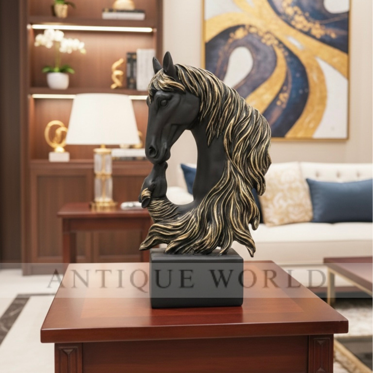 Majestic Steed Horse Sculpture