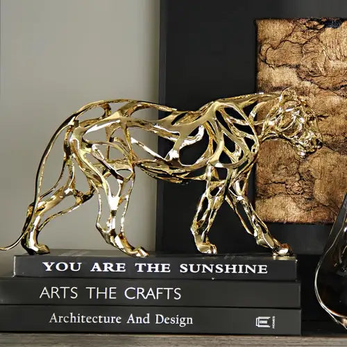 Modern Desktop Lion Figurine Ornament