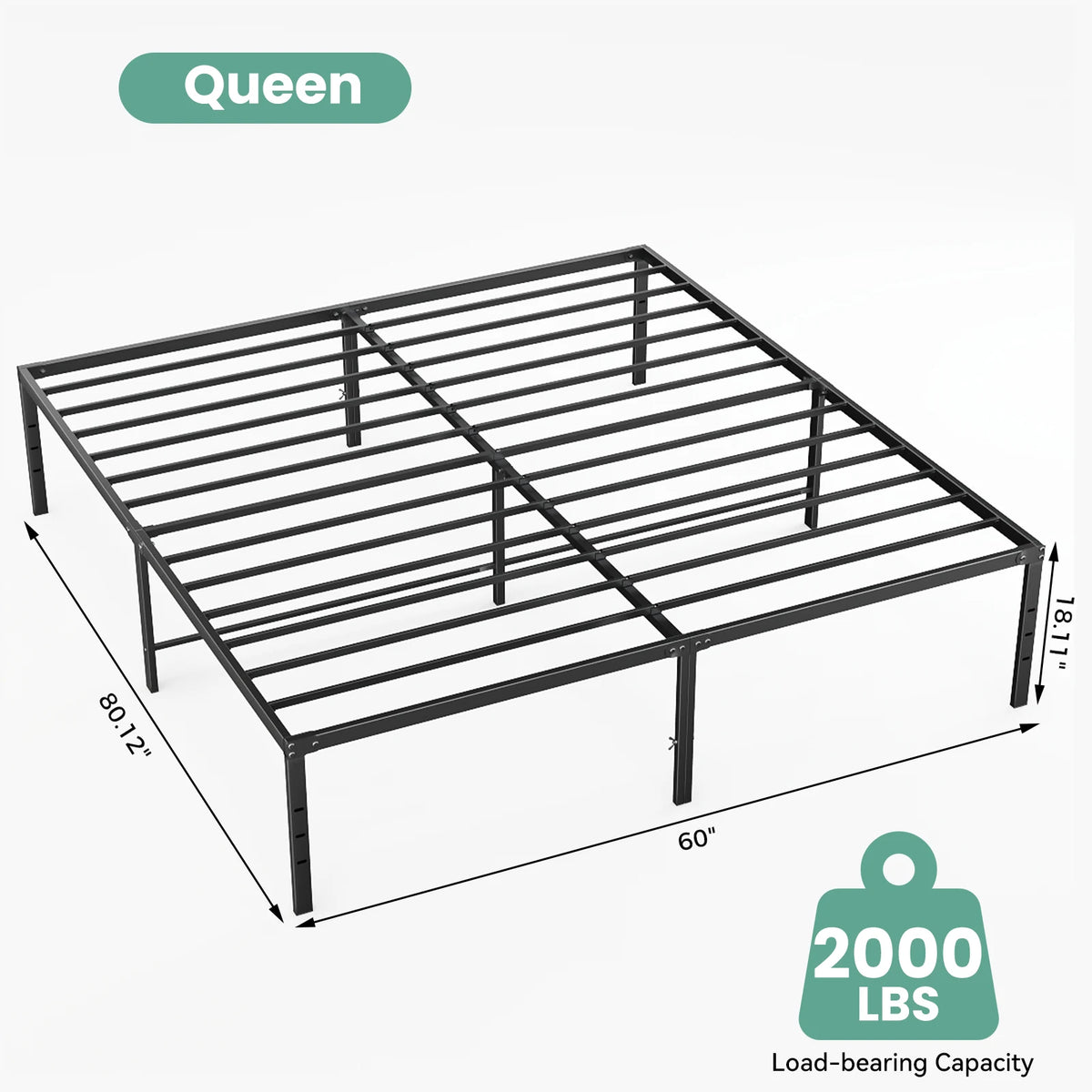 Essential Metal Platform Bed Frame
