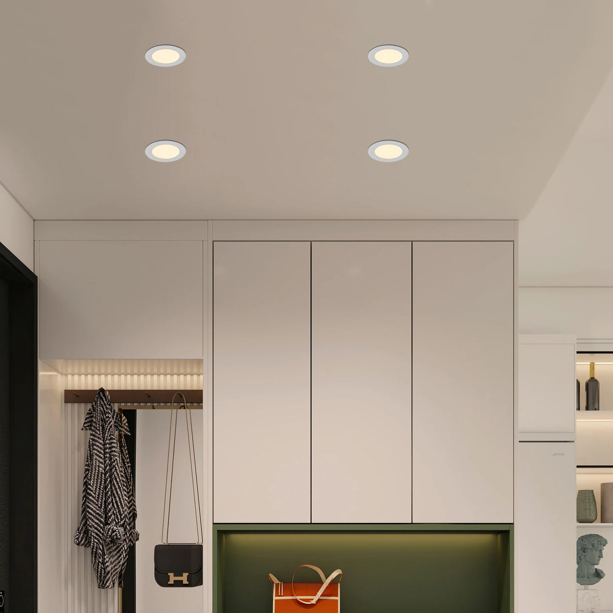 Slim LED Recessed Downlights (12-Pack)