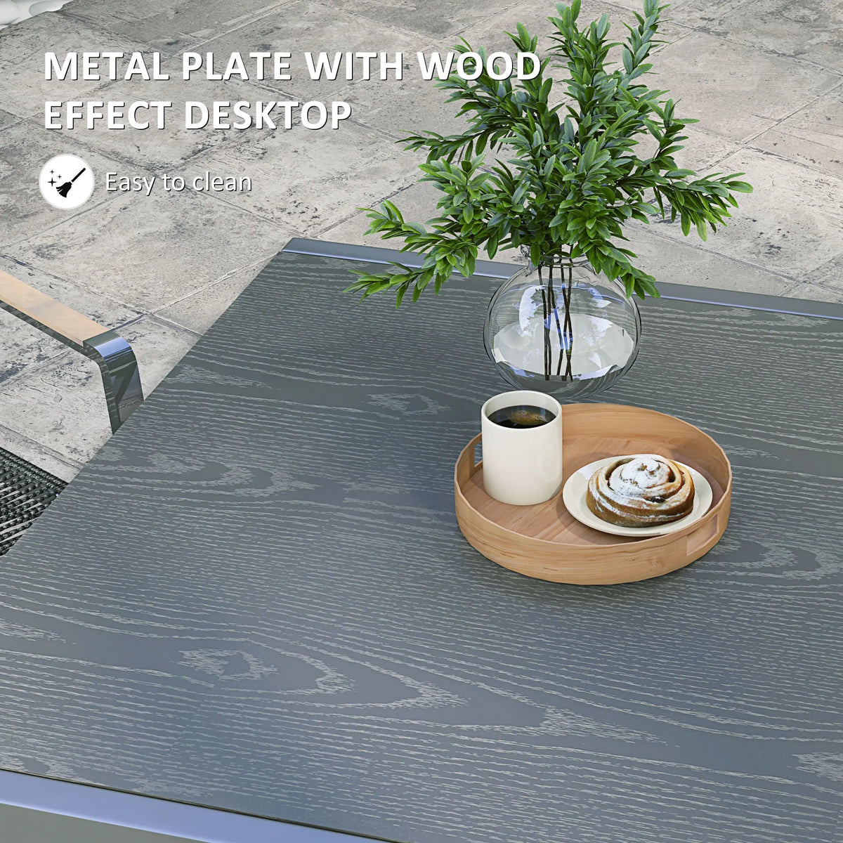 Extendable Aluminum Patio Dining Table