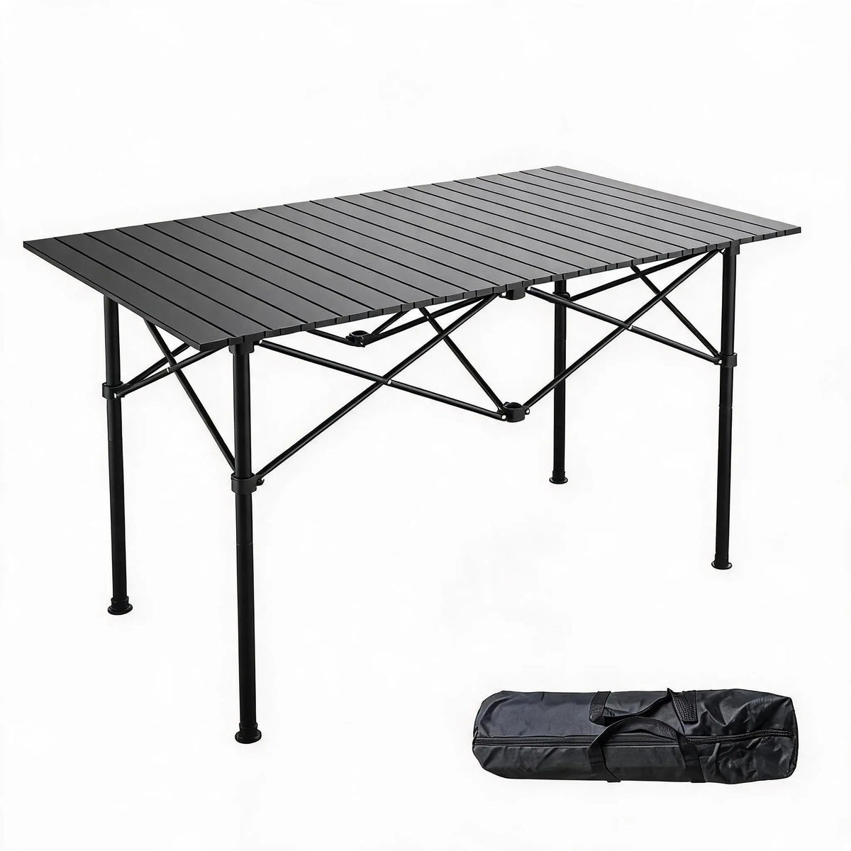 Roll-Up Aluminum Camping Table