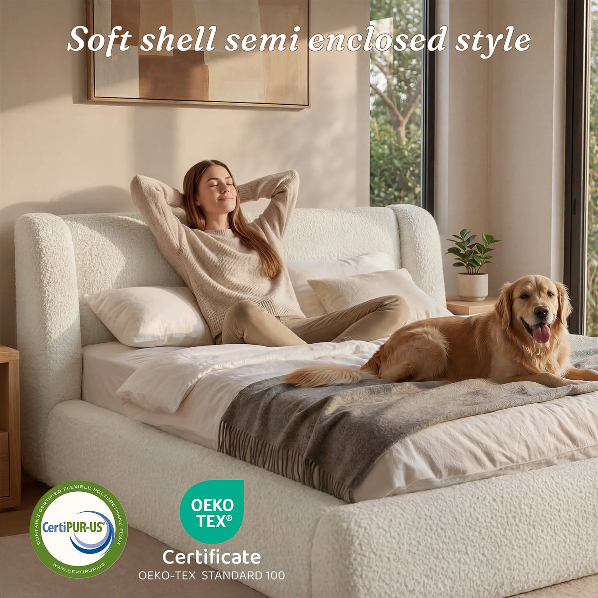 Cloud Soft Rounded Bed Frame