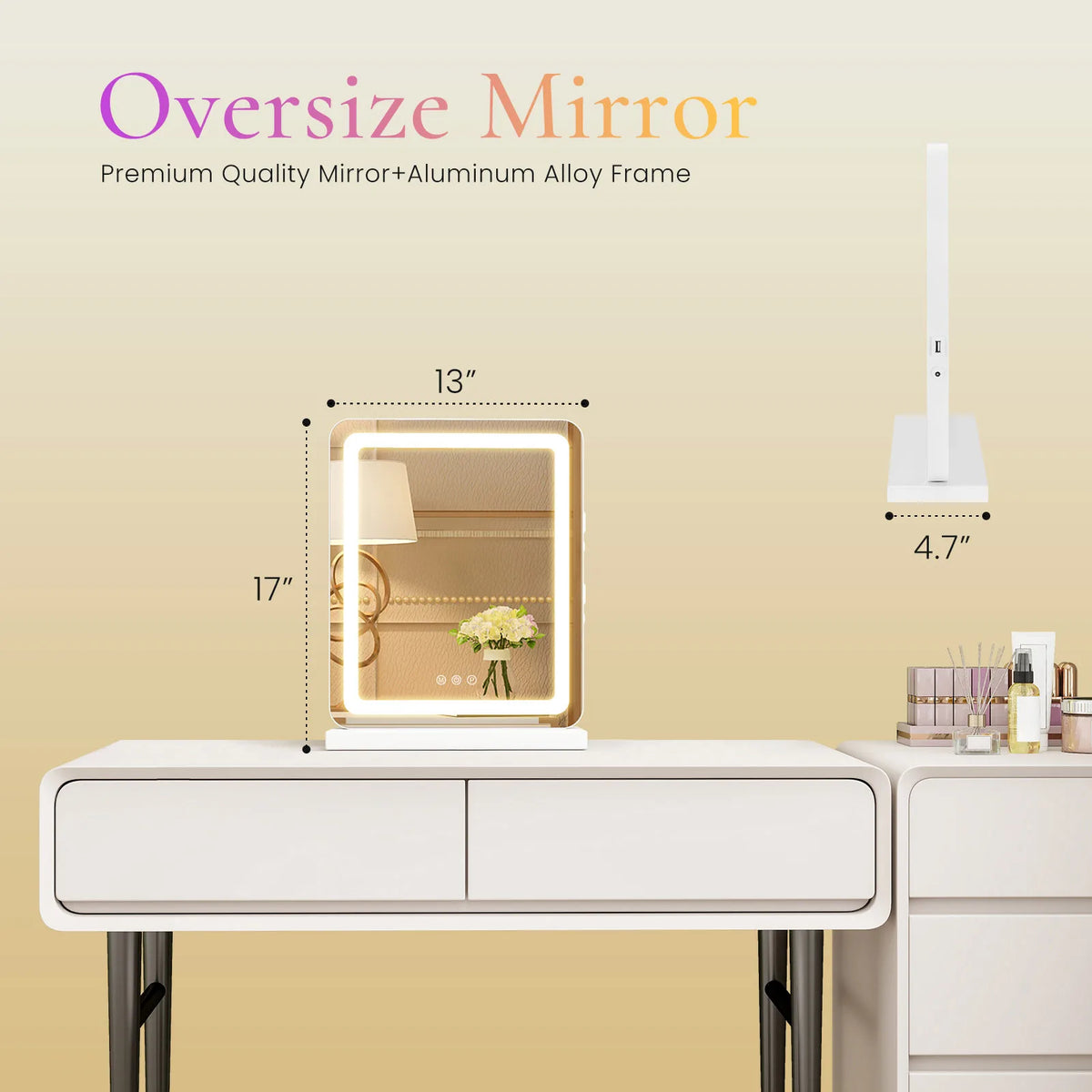 LED Vanity Mirror with Memory