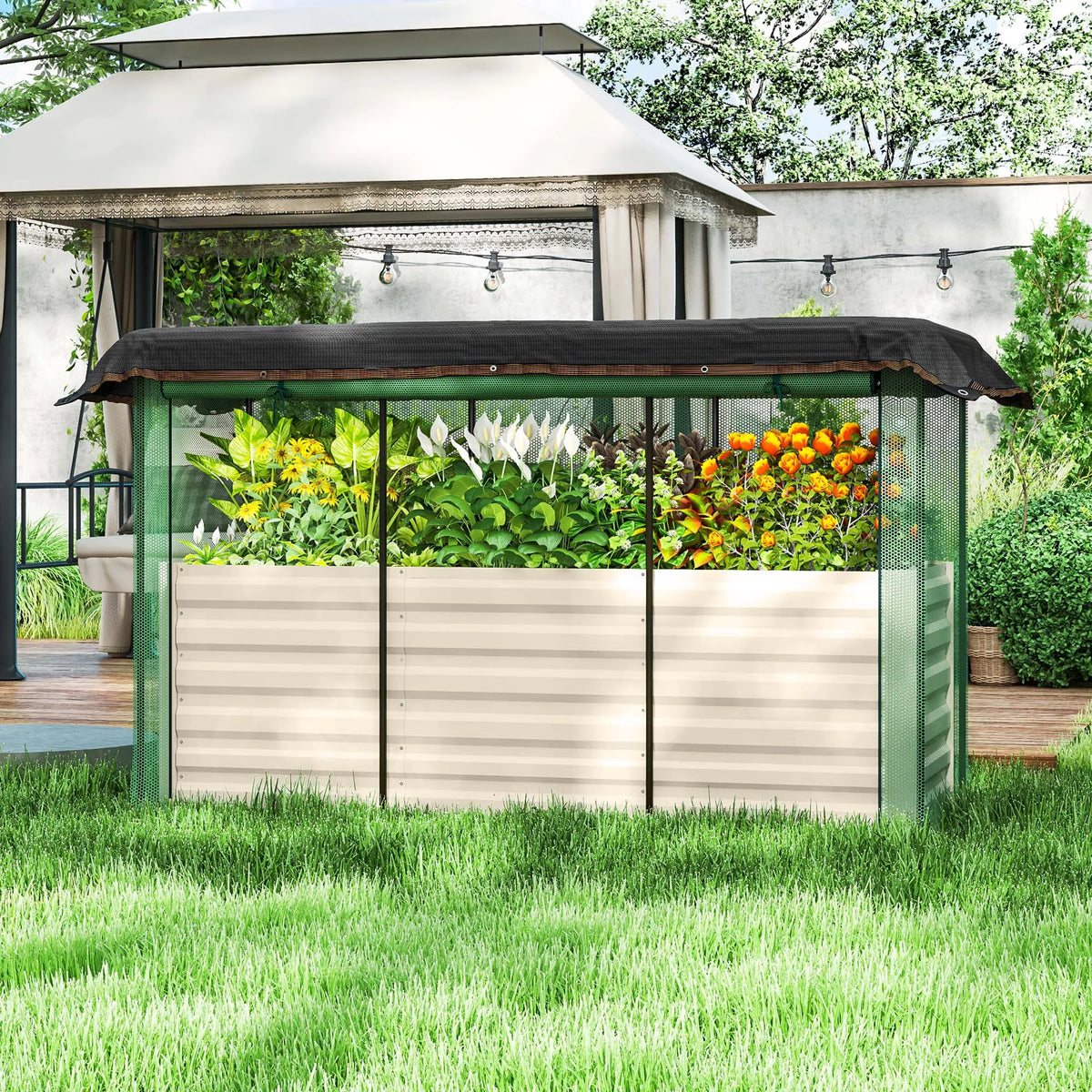 Raised Garden Bed with Crop Cage