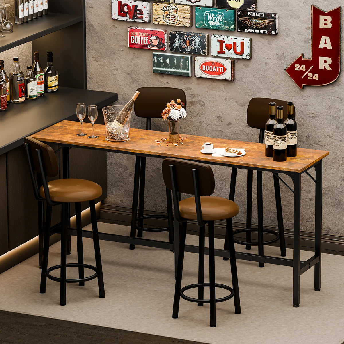 Counter-Height Bar Table