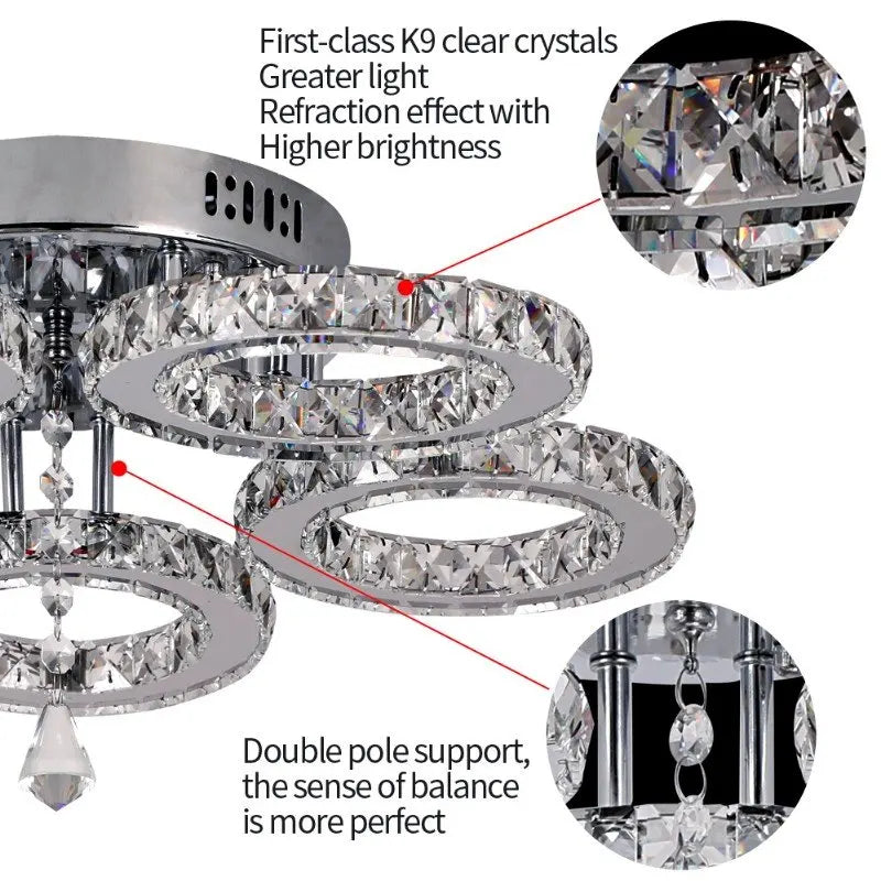 K9 Crystal LED Chandelier